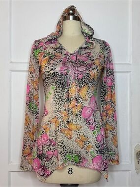Leopard butterfly tee